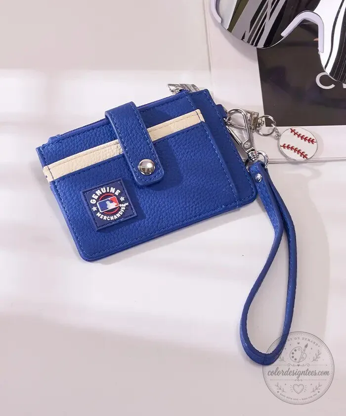Chicago Cubs Baseball Team Logo Blue Credit Card Holder Wallet 22 Chicago Cubs Baseball Team Logo Blue Credit Card Holder Wallet