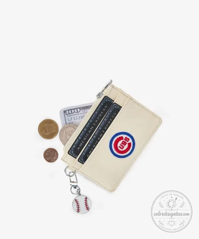 Chicago Cubs Baseball Team Logo Blue Credit Card Holder Wallet 27 Chicago Cubs Baseball Team Logo Blue Credit Card Holder Wallet
