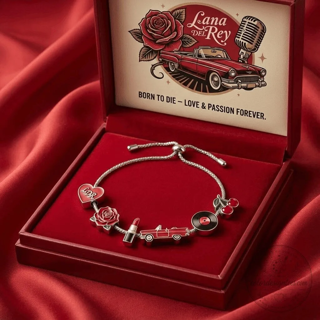 Lana Del Rey Born To Die Adjustable Charm Bracelet