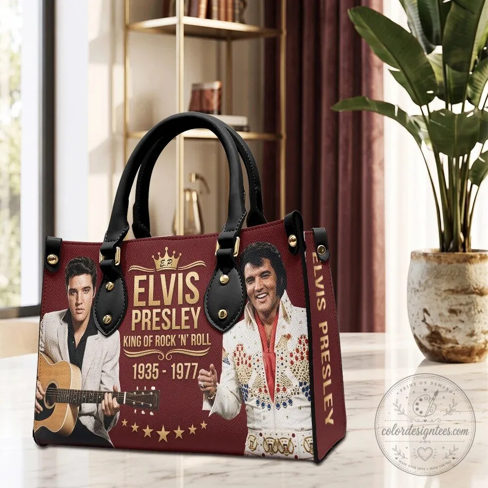 Elvis Presley King of Rock and Roll Handbag