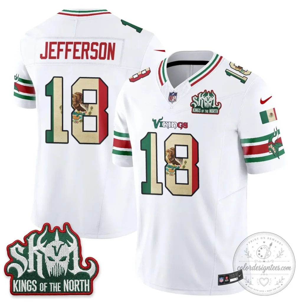 Justin Jefferson Kings Of The North Jersey for Minnesota Vikings Football Fans Justin Jefferson Kings Of The North Jersey for Minnesota Vikings Football Fans