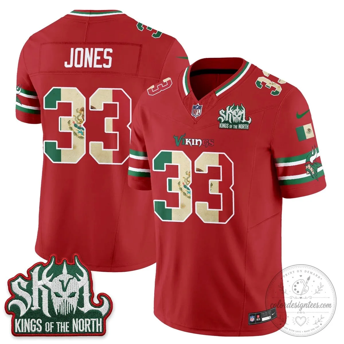 Justin Jefferson Kings Of The North Jersey for Minnesota Vikings Football Fans 80 Justin Jefferson Kings Of The North Jersey for Minnesota Vikings Football Fans