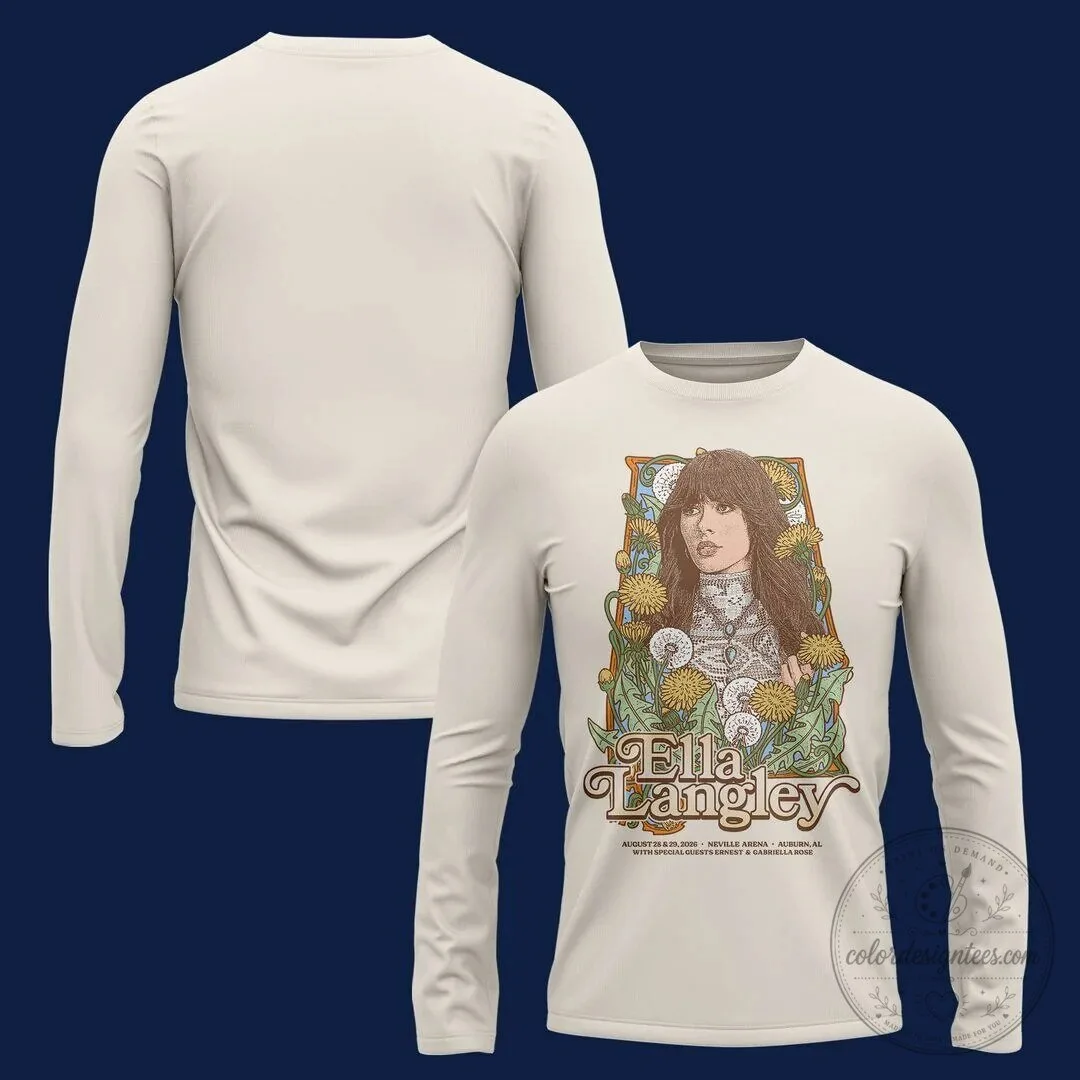 2026 Dandelion Tour Long Sleeve T-Shirt by Ella Langley at Neville Arena