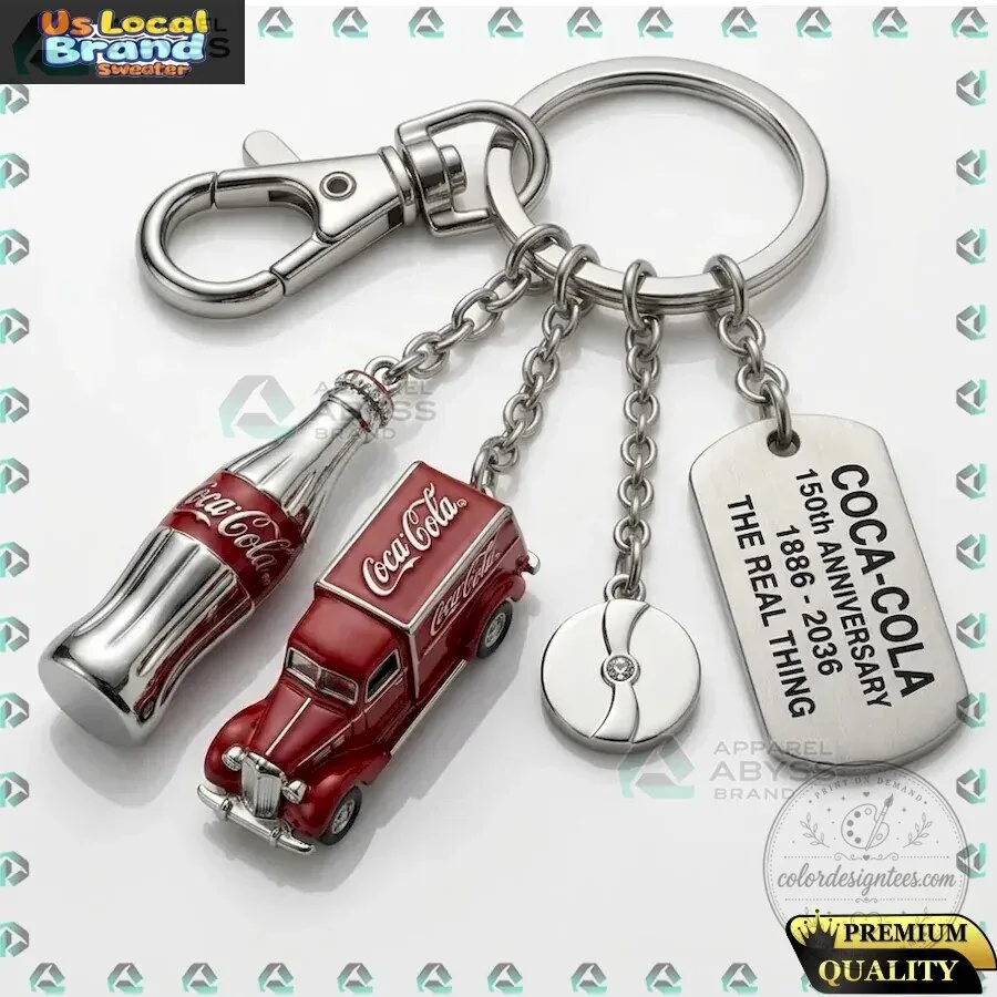 Coca-Cola The Real Thing 150th Anniversary Commemorative Keychain 9 Coca-Cola The Real Thing 150th Anniversary Commemorative Keychain