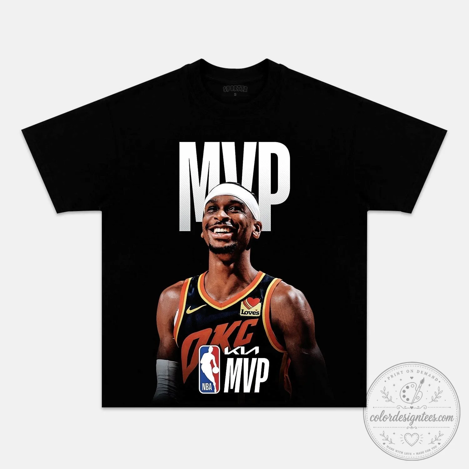 Shai Gilgeous-Alexander MVP Basketball Player T-Shirt