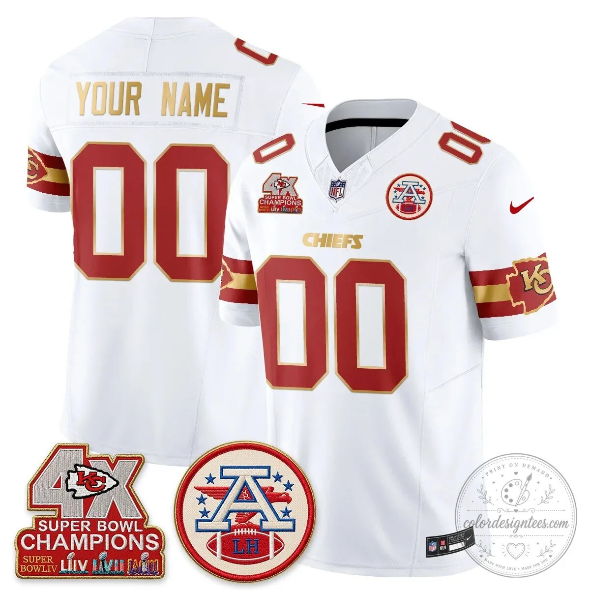 Kansas City Chiefs Super Bowl Champions Gold Edition Vapor Football Jersey 11 Kansas City Chiefs Super Bowl Champions Gold Edition Vapor Football Jersey