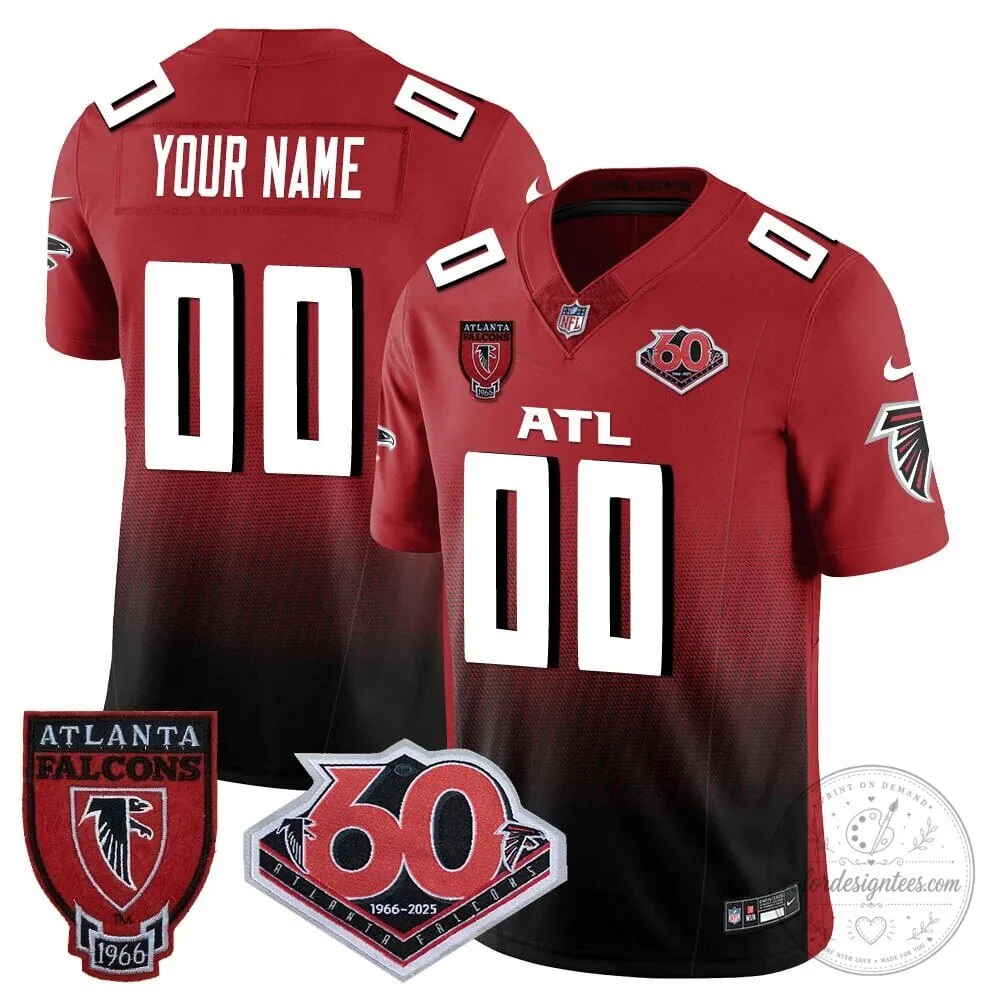 Atlanta Falcons 60th Season Vapor Limited Football Jersey 3 Atlanta Falcons 60th Season Vapor Limited Football Jersey