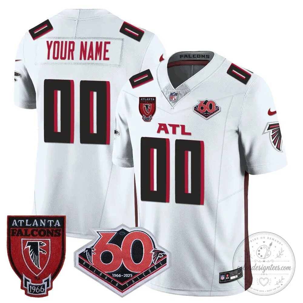 Atlanta Falcons 60th Season Vapor Limited Football Jersey 10 Atlanta Falcons 60th Season Vapor Limited Football Jersey