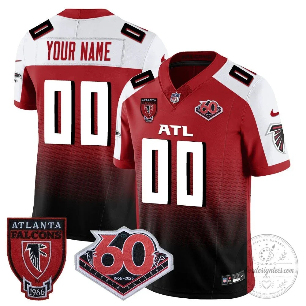 Atlanta Falcons 60th Season Vapor Limited Football Jersey 13 Atlanta Falcons 60th Season Vapor Limited Football Jersey