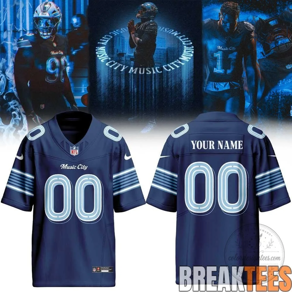 Tennessee Titans Music City NFL Football Jersey