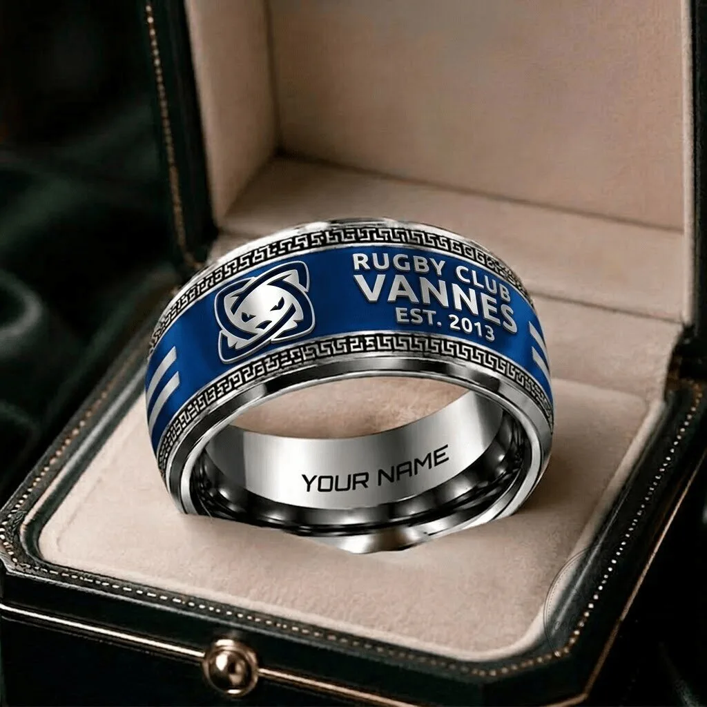 Rugby Club Vannes Personalized Ring Gift