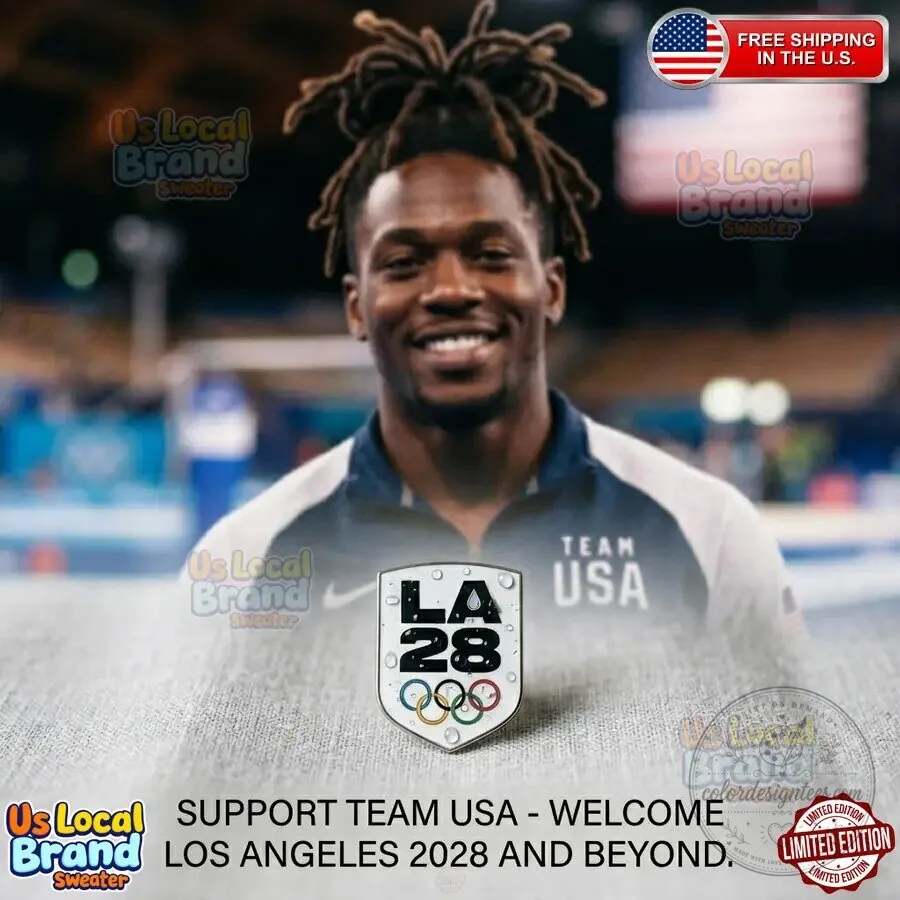 Jamal Hill Los Angeles 2028 Olympics Team USA Commemorative Enamel Pin