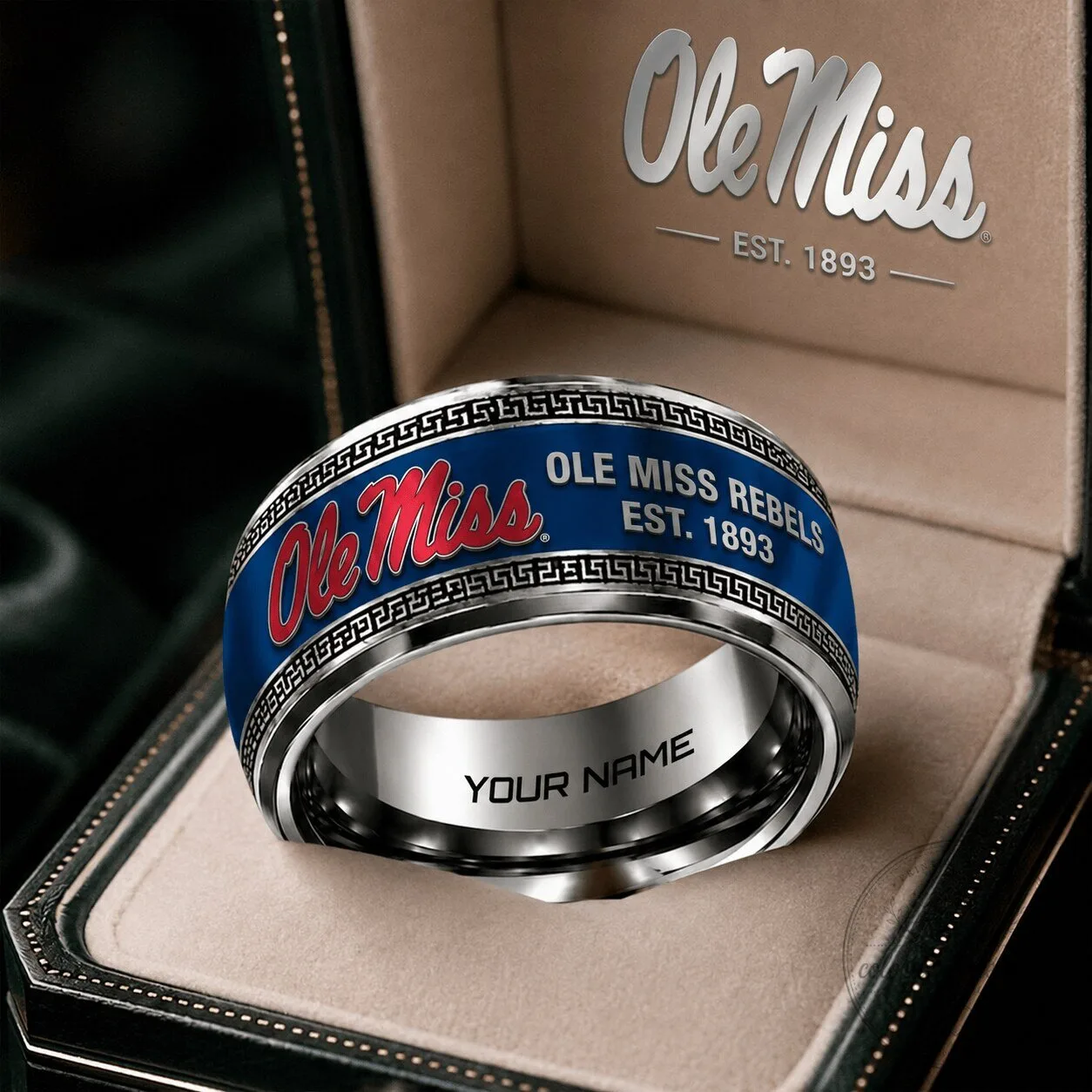 Ole Miss Rebels NCAA Personalized College Football Team Ring