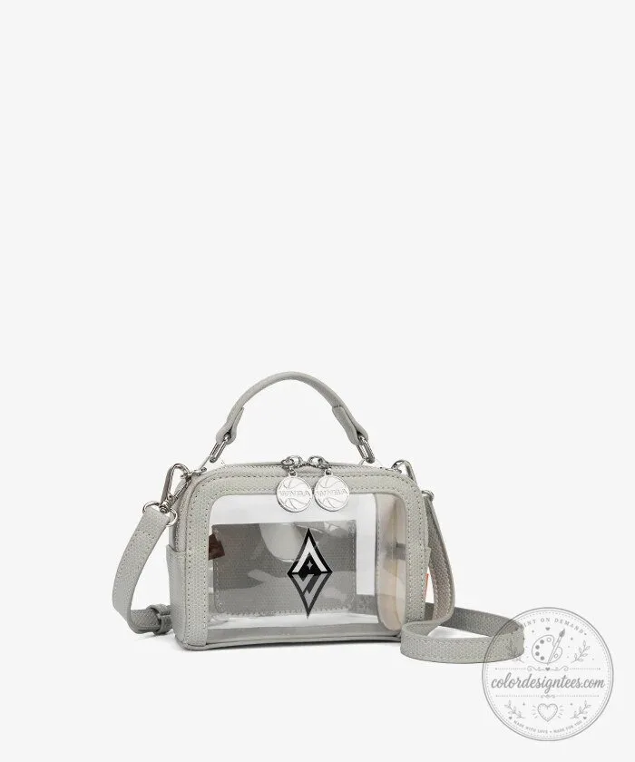 Las Vegas Aces Women's National Basketball Association Clear Crossbody Bag 31 Las Vegas Aces Women