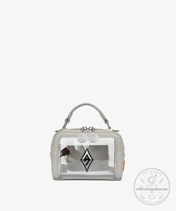 Las Vegas Aces Women's National Basketball Association Clear Crossbody Bag 32 Las Vegas Aces Women