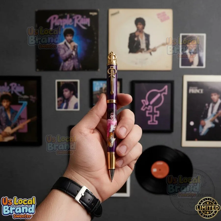 Prince Rogers Nelson Purple Rain Music Legend Collectible Pen