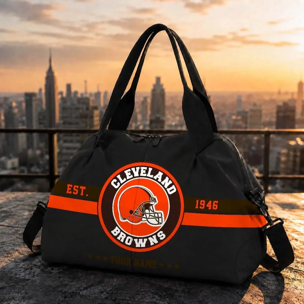 Cleveland Browns Football Team Duffle Bag Cleveland Browns Football Team Duffle Bag
