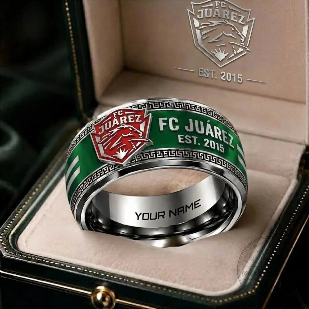 FC Juarez Liga MX Football Club Personalized Engraved Ring