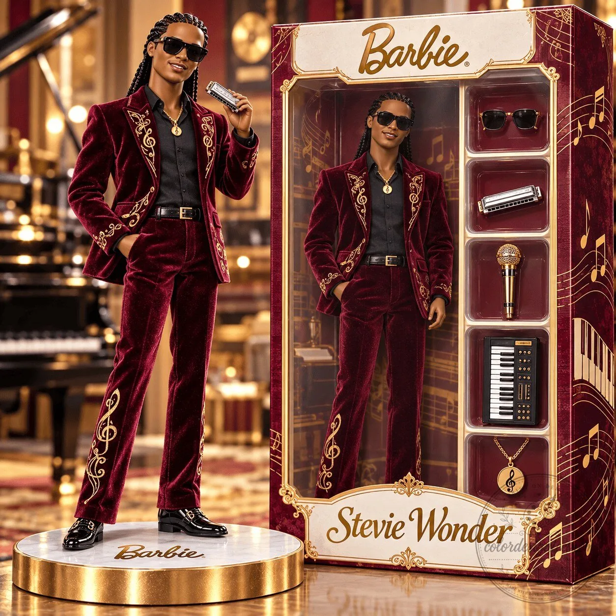 Stevie Wonder Barbie Signature Music Icon Series Collectible Doll