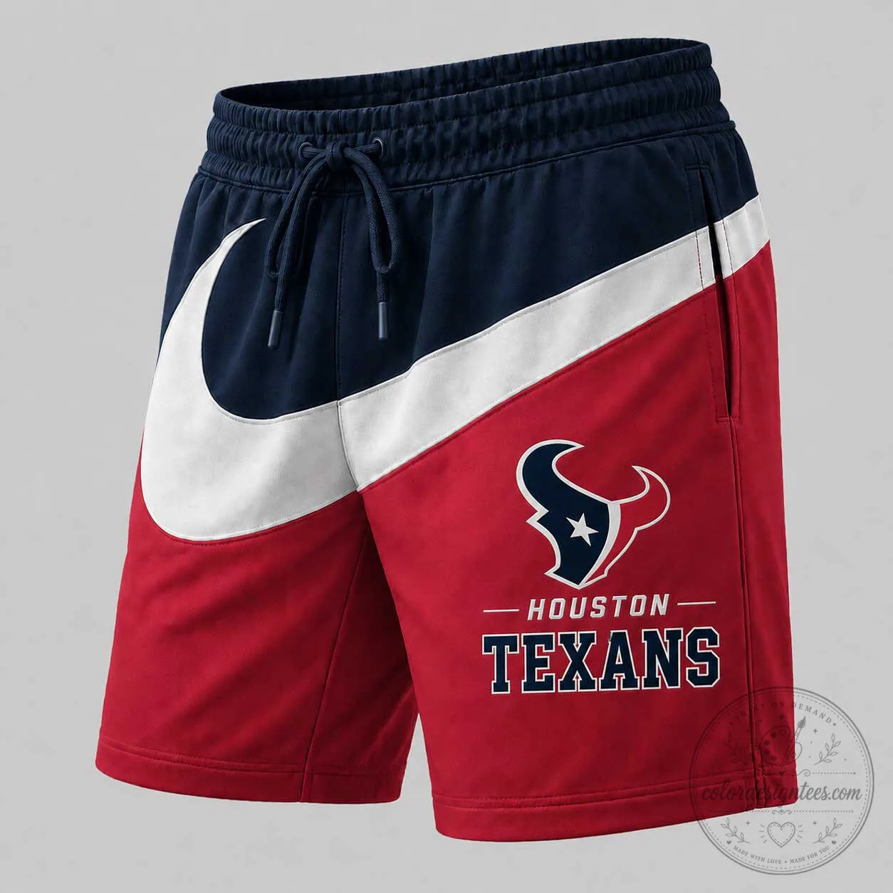 Houston Texans National Football League Team Logo Athletic Shorts