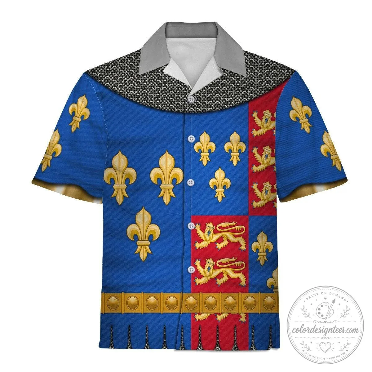 Henry VI of England Royal Armor Medieval Knight Costume Hoodie and Pants Set 22 Henry VI of England Royal Armor Medieval Knight Costume Hoodie and Pants Set