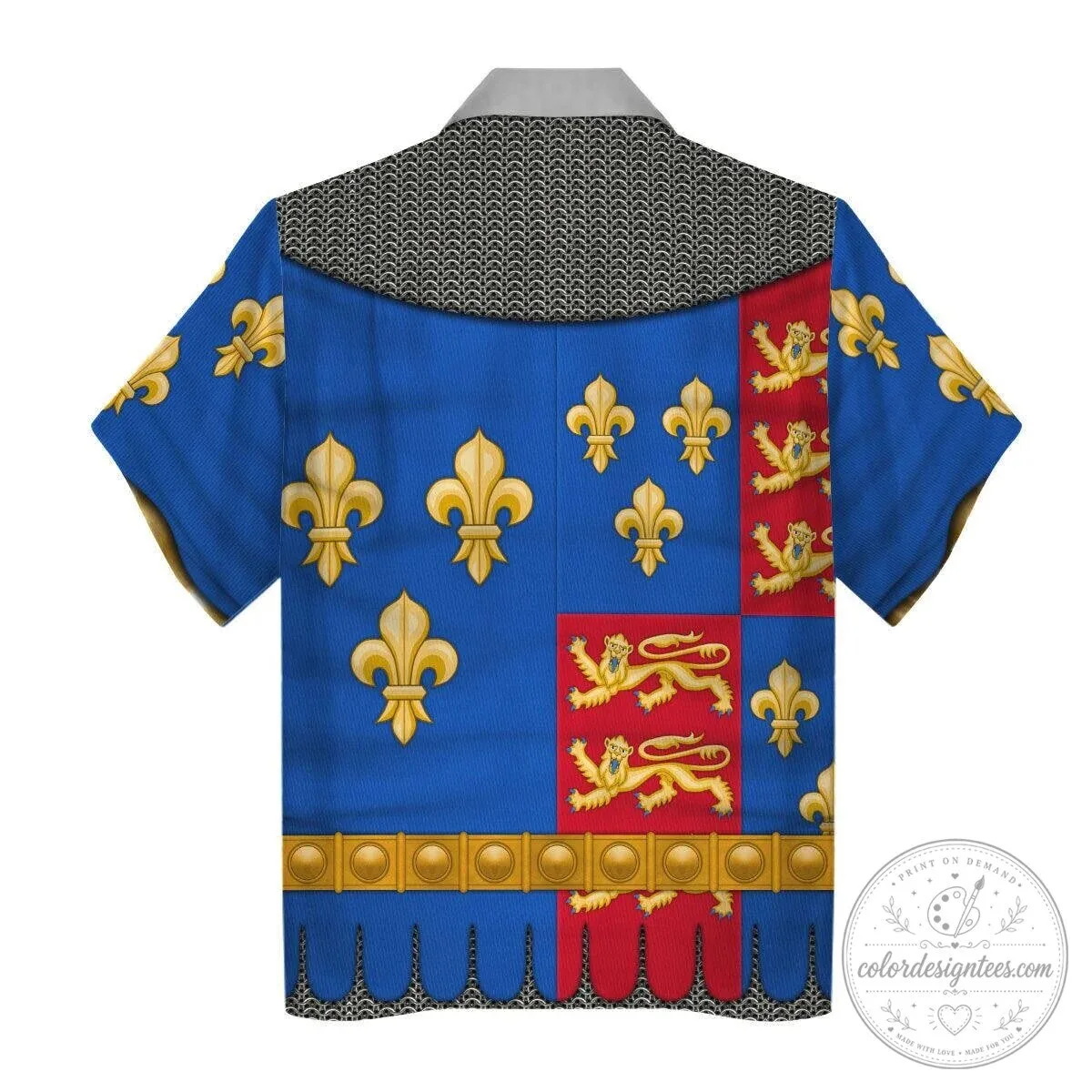 Henry VI of England Royal Armor Medieval Knight Costume Hoodie and Pants Set 27 Henry VI of England Royal Armor Medieval Knight Costume Hoodie and Pants Set