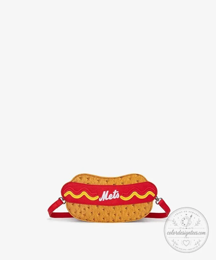New York Mets Hot Dog Crossbody Bag
