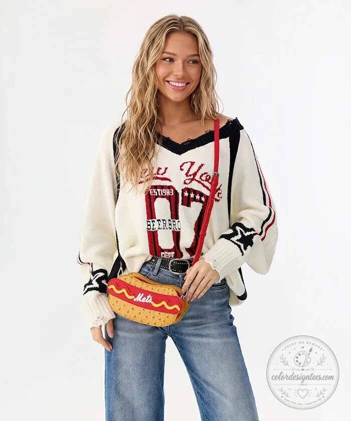 New York Mets Hot Dog Crossbody Bag 15 New York Mets Hot Dog Crossbody Bag