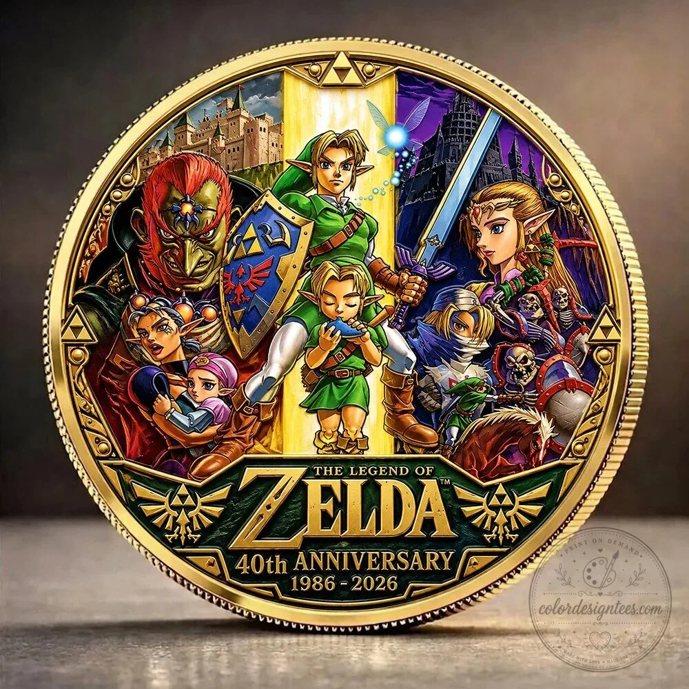 40th Anniversary Gold Coin Collectible for The Legend of Zelda