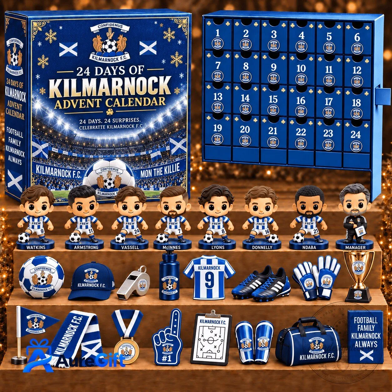 Kilmarnock Football Club Christmas Advent Calendar 24 Days of Surprises