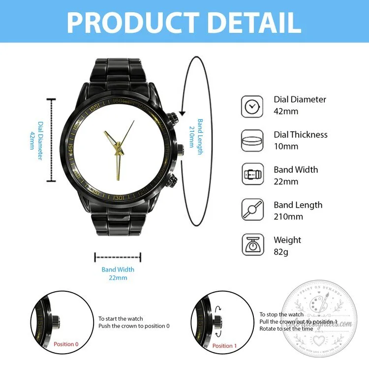 Lord of the Rings 70th Anniversary Black Stainless Steel Watch 7 Lord of the Rings 70th Anniversary Black Stainless Steel Watch