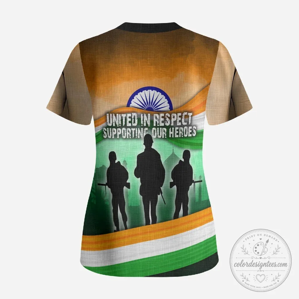 India Armed Forces Flag Day Patriotic Military Soldier Helicopter T-Shirt 7 India Armed Forces Flag Day Patriotic Military Soldier Helicopter T-Shirt