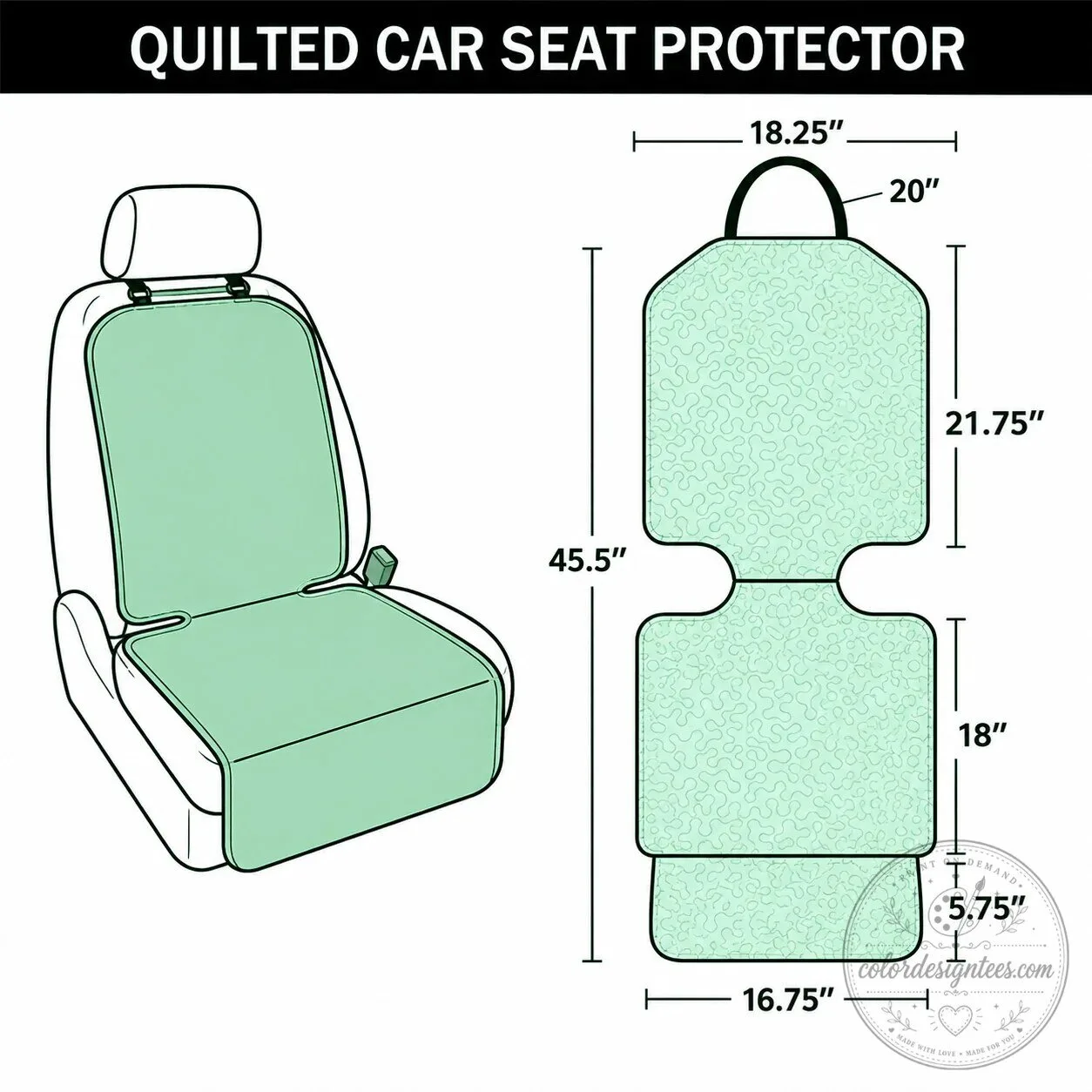 Autumn Chicken Friends Quilted Car Seat Cover Protector 8 Autumn Chicken Friends Quilted Car Seat Cover Protector