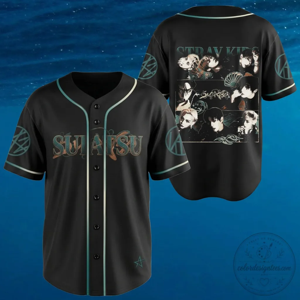 Stray Kids Suiatsu Era K-Pop Music Baseball Jersey for Fans Stray Kids Suiatsu Era K-Pop Music Baseball Jersey for Fans